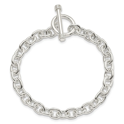 7.75 Inch Sterling Silver 7.75Inch Polished Fancy Link Toggle Bracelet