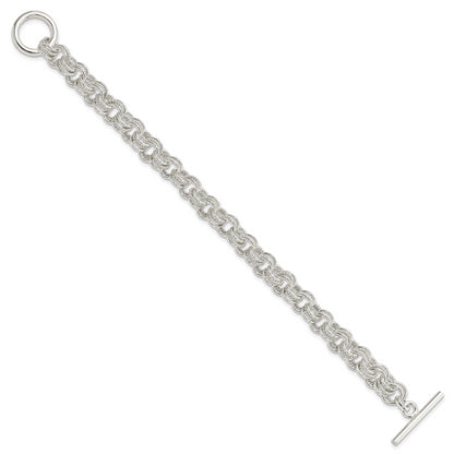 8.75 Inch Sterling Silver 8.75Inch Polished Fancy Link Toggle Bracelet