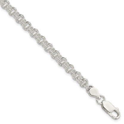 8.5 Inch Sterling Silver 4.8mm Fancy Link Bracelet