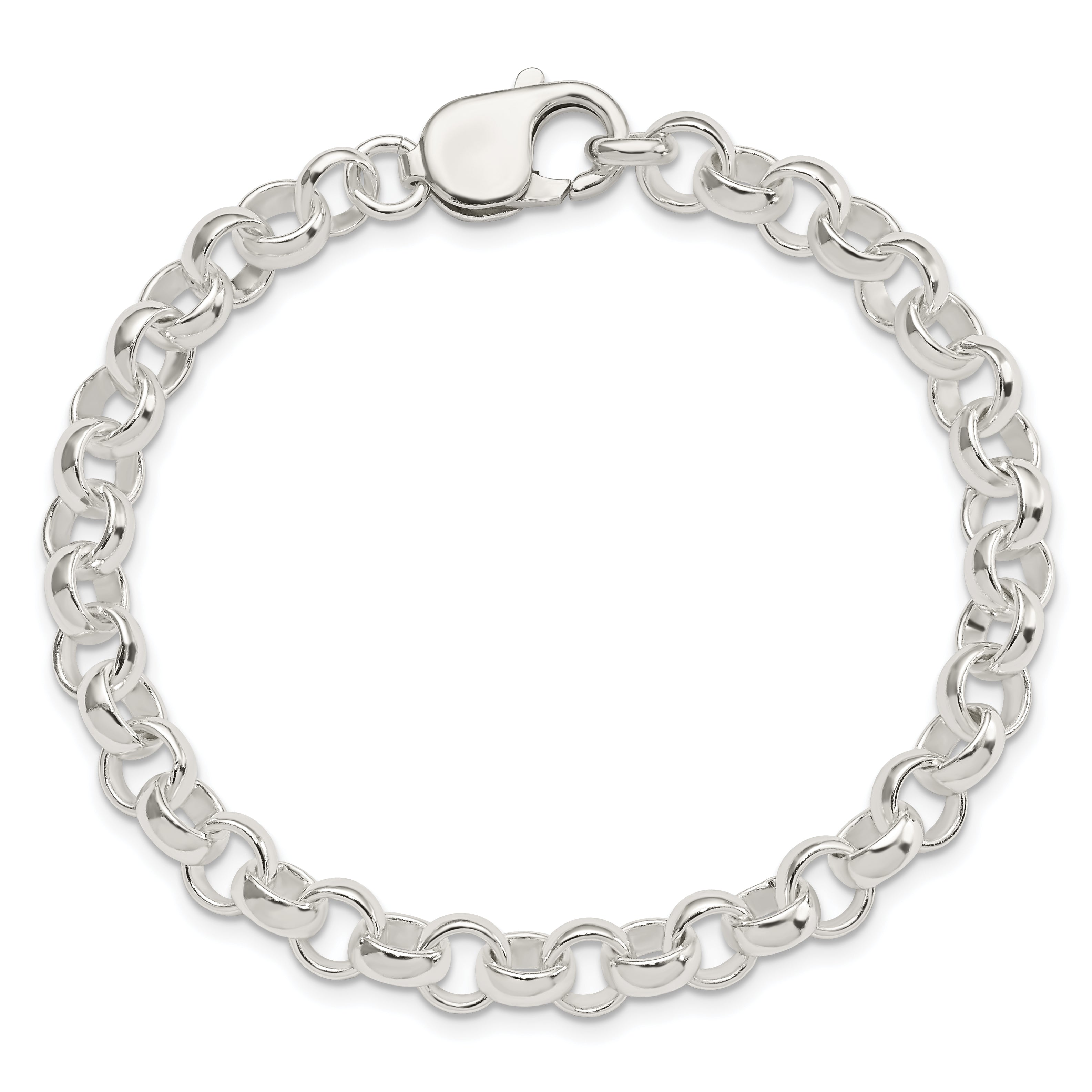 8.5 Inch Sterling Silver 8.5Inch Fancy Link Bracelet