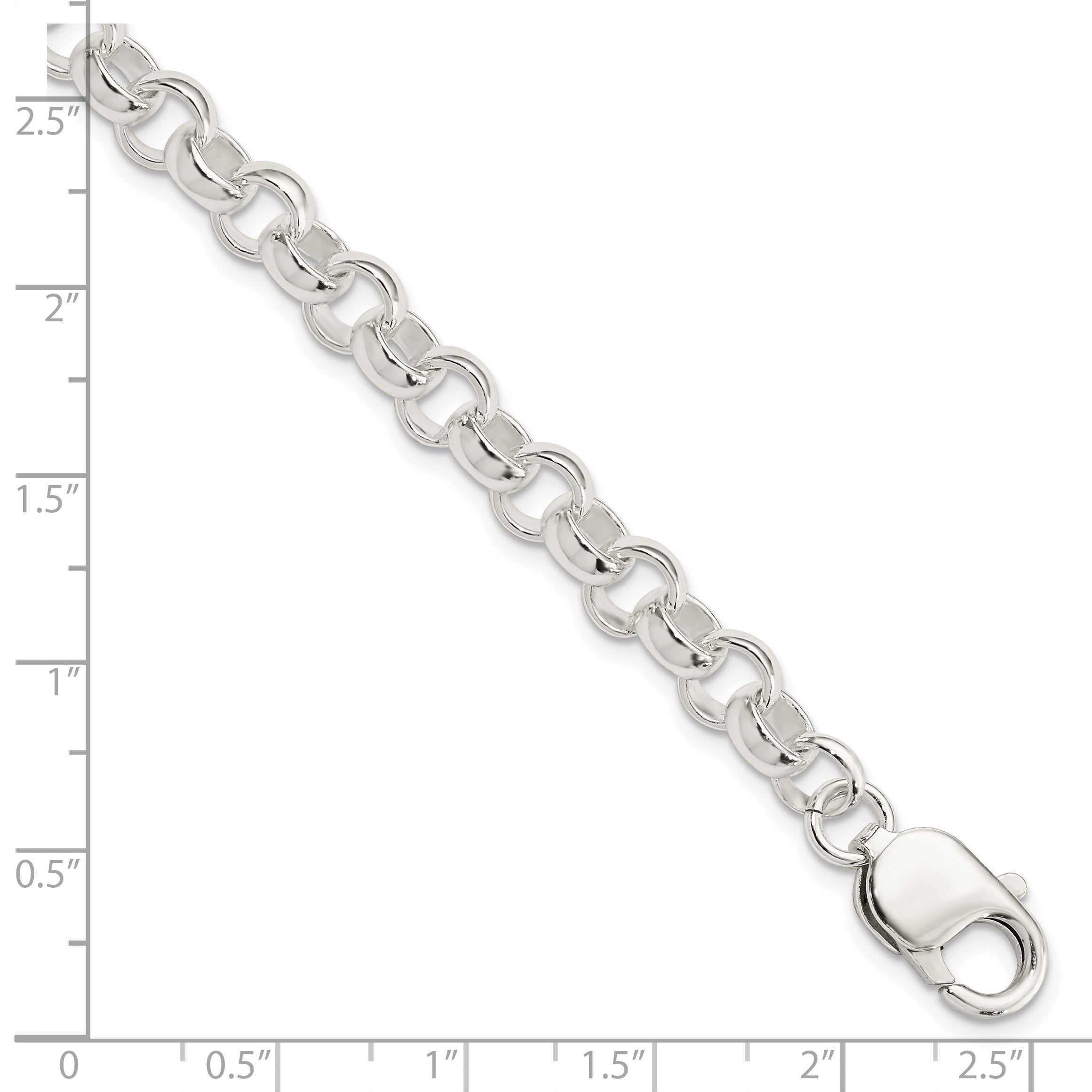 8.5 Inch Sterling Silver 8.5Inch Fancy Link Bracelet