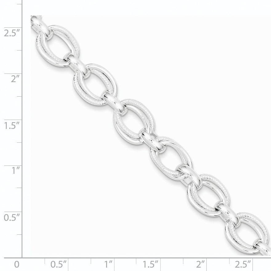 8.5 Inch Sterling Silver 8.5Inch Fancy Link Bracelet