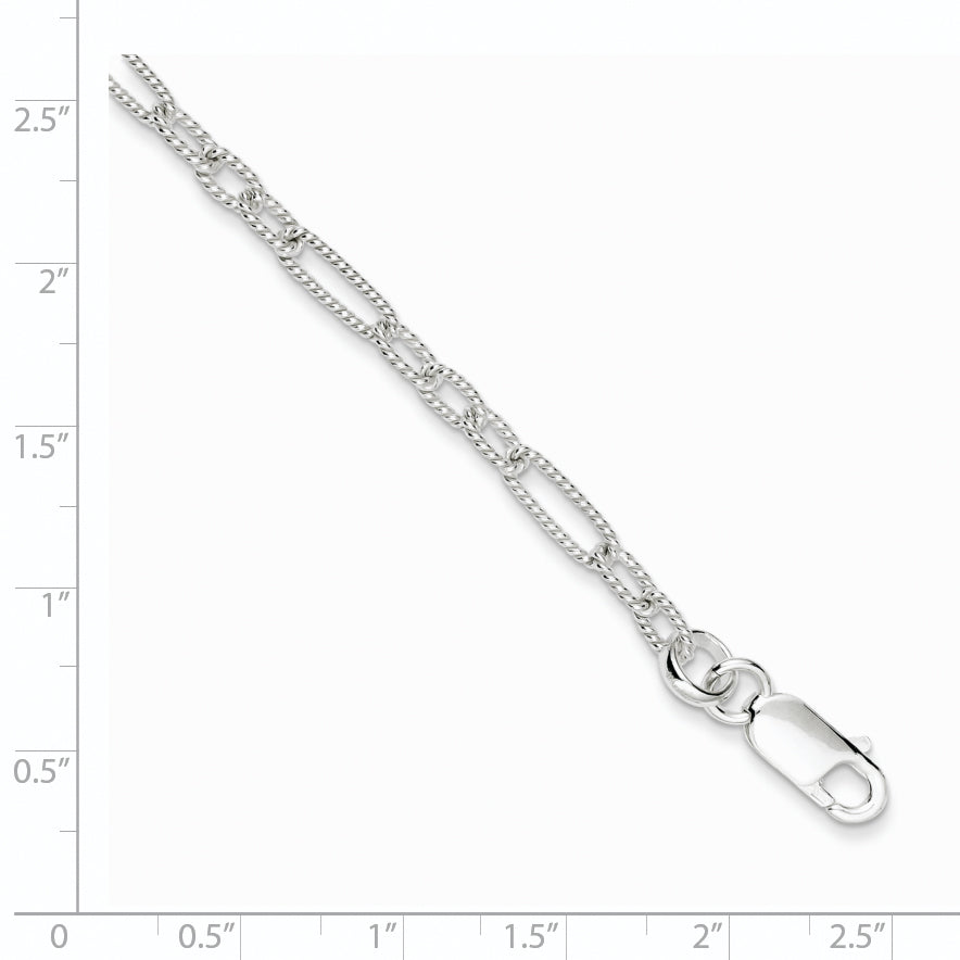 7.5 Inch Sterling Silver 7.5Inch Fancy Link Bracelet