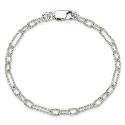 7.5 Inch Sterling Silver 7.5Inch Fancy Link Bracelet