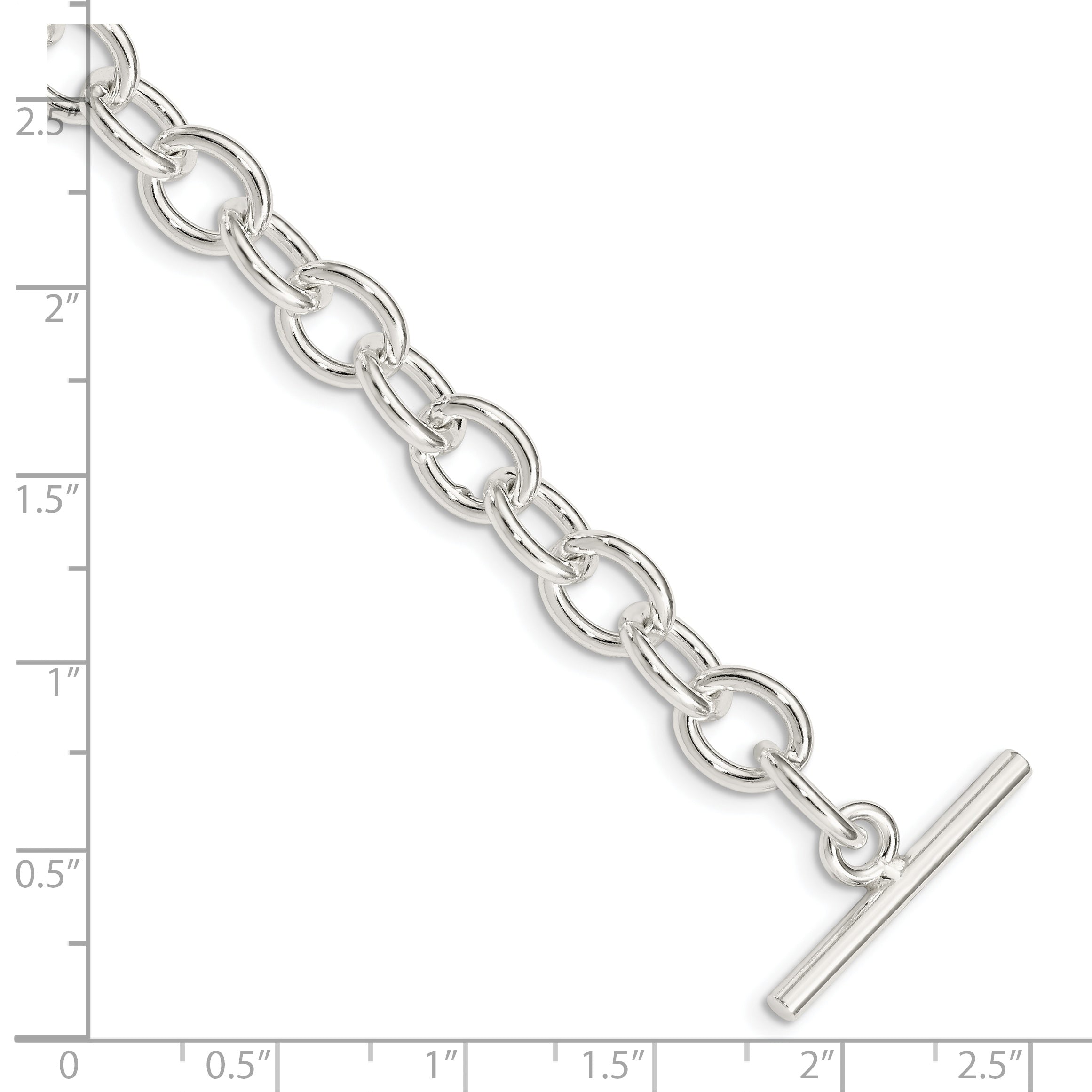 7.5 Inch Sterling Silver 7.5Inch Fancy Link Bracelet
