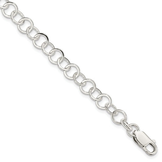7.5 Inch Sterling Silver 7.5Inch Fancy Link Bracelet