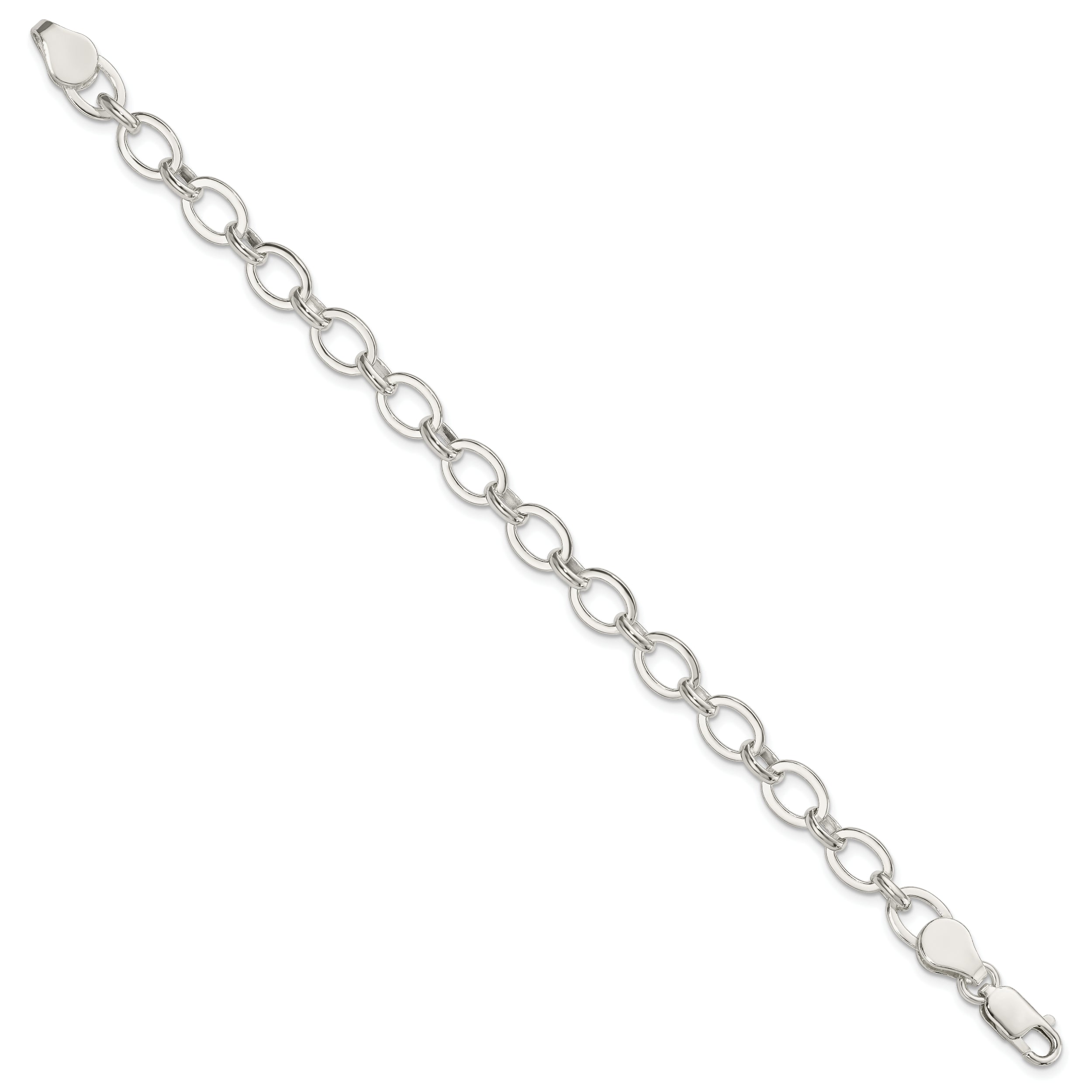 6.5 Inch Sterling Silver 6.5Inch Fancy Link Bracelet