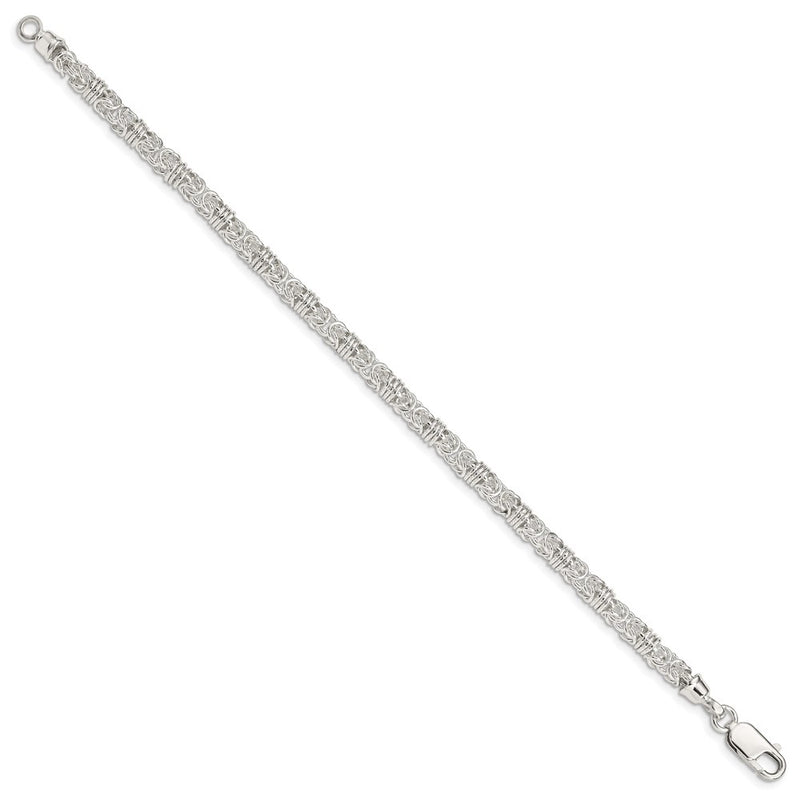 7.5 Inch Sterling Silver 7.5Inch Polished Fancy Link Bracelet