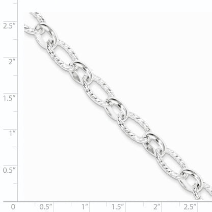 7.5 Inch Sterling Silver 7.5Inch Polished Fancy Link Bracelet