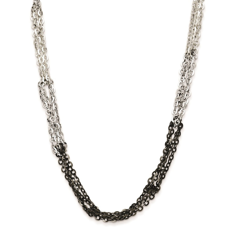 Sterling Silver Fancy 2 Ext. Chain Necklace