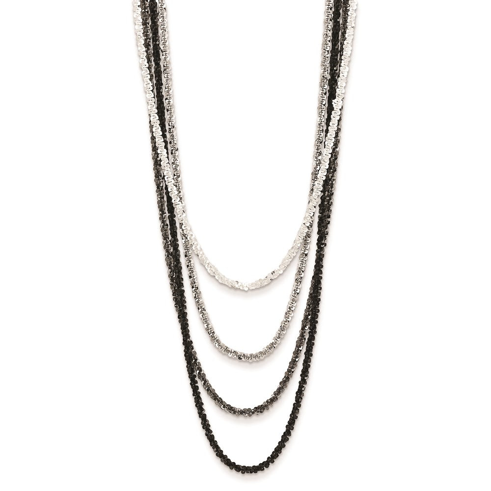 Sterling Silver Fancy 16.5 Chain Necklace