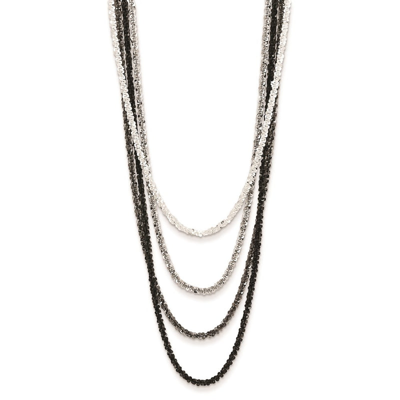 Sterling Silver Fancy 16.5 Chain Necklace