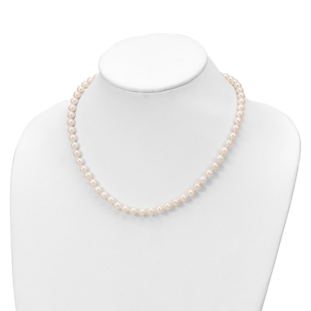 Sterling Silver Rh 6-7mm Fwc Pearl 18/2 Necklace 7/1 Brace/Earring Set