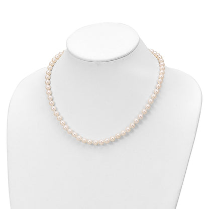 Sterling Silver Rh 6-7mm Fwc Pearl 18/2 Necklace 7/1 Brace/Earring Set