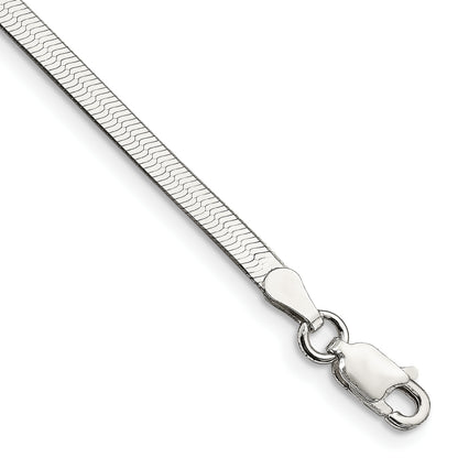 7 Inch Sterling Silver 3mm Magic Herringbone Chain