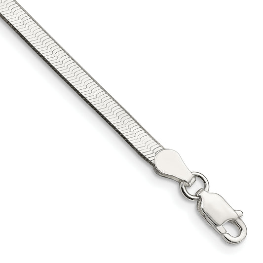 7 Inch Sterling Silver 3.5mm Magic Herringbone Chain