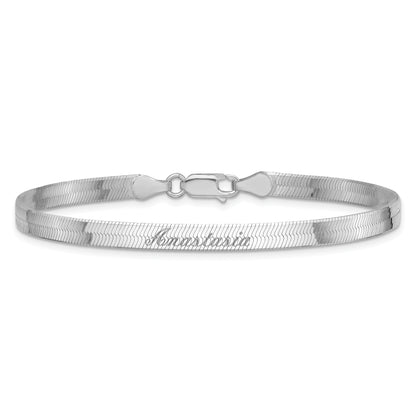 7 Inch Sterling Silver 4.5mm Magic Herringbone Chain