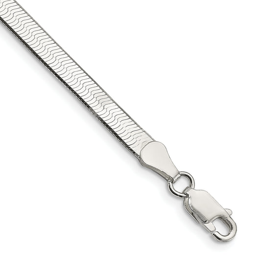 7 Inch Sterling Silver 4.5mm Magic Herringbone Chain