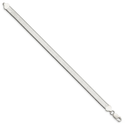 7 Inch Sterling Silver 7.3mm Magic Herringbone Chain