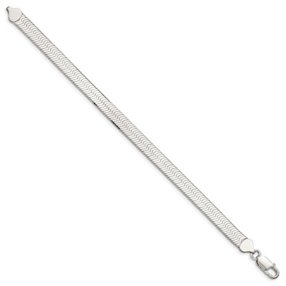 7 Inch Sterling Silver 8mm Magic Herringbone Chain