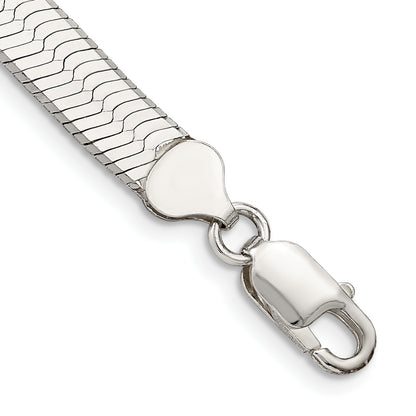 7 Inch Sterling Silver 8mm Magic Herringbone Chain