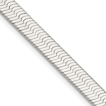 24 Inch Sterling Silver 8mm Magic Herringbone Chain Necklace