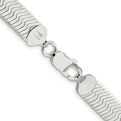 20 Inch Sterling Silver 8.75mm Magic Herringbone Chain Necklace