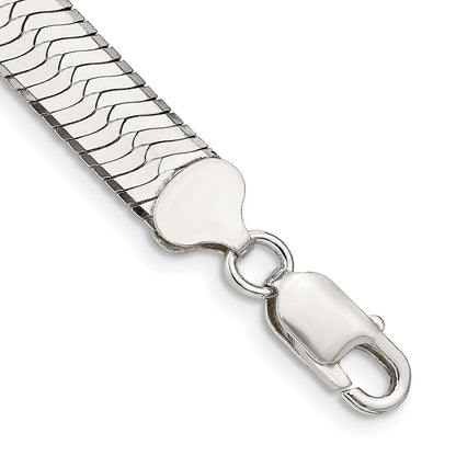 7 Inch Sterling Silver 8.75mm Magic Herringbone Chain