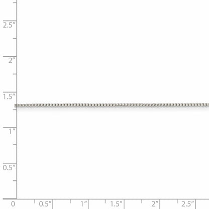 42 Inch Sterling Silver 1mm Round Box Chain Necklace