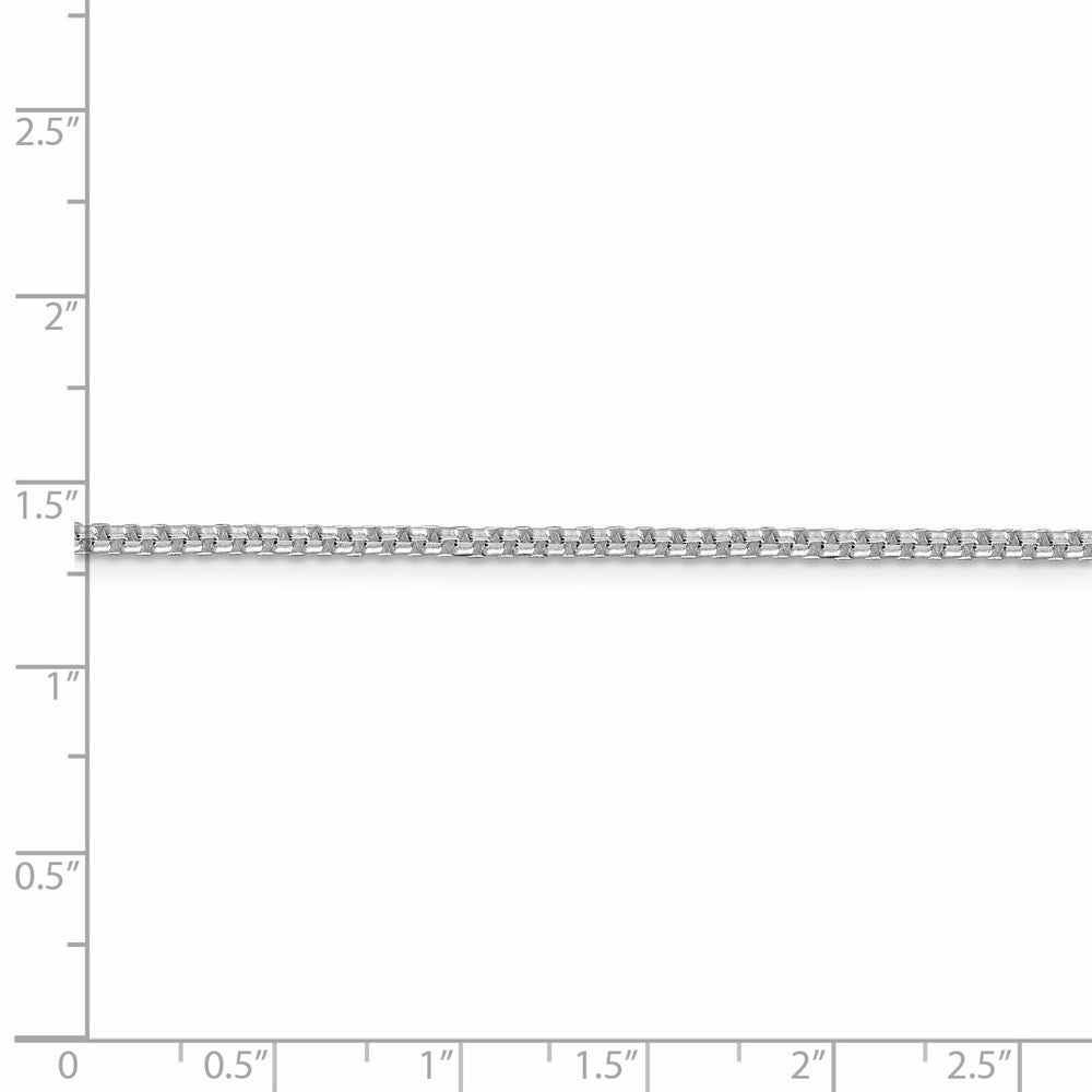42 Inch Sterling Silver 2mm Round Box Chain Necklace