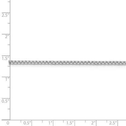 42 Inch Sterling Silver 2mm Round Box Chain Necklace
