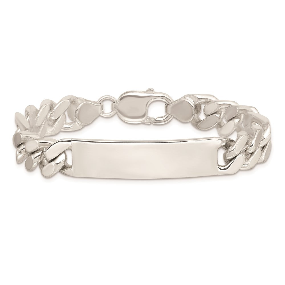 8.5 Inch Sterling Silver 8.5Inch Polished Engraveable Figaro Link Id Bracelet