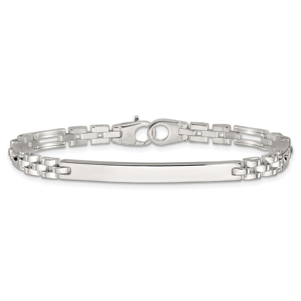 Sterling Silver Polished 7.5in Id Bracelet