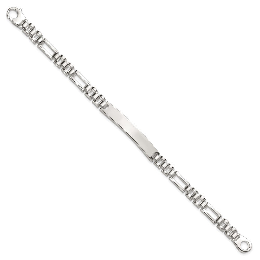 Sterling Silver Polished 7.75in Id Bracelet