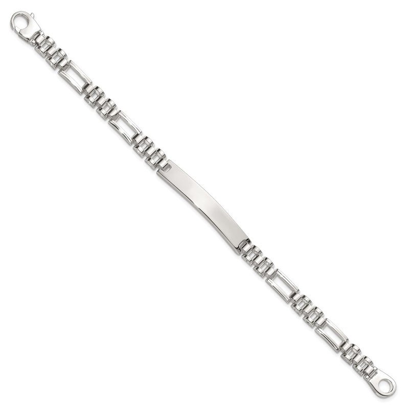 Sterling Silver Polished 7.75in Id Bracelet