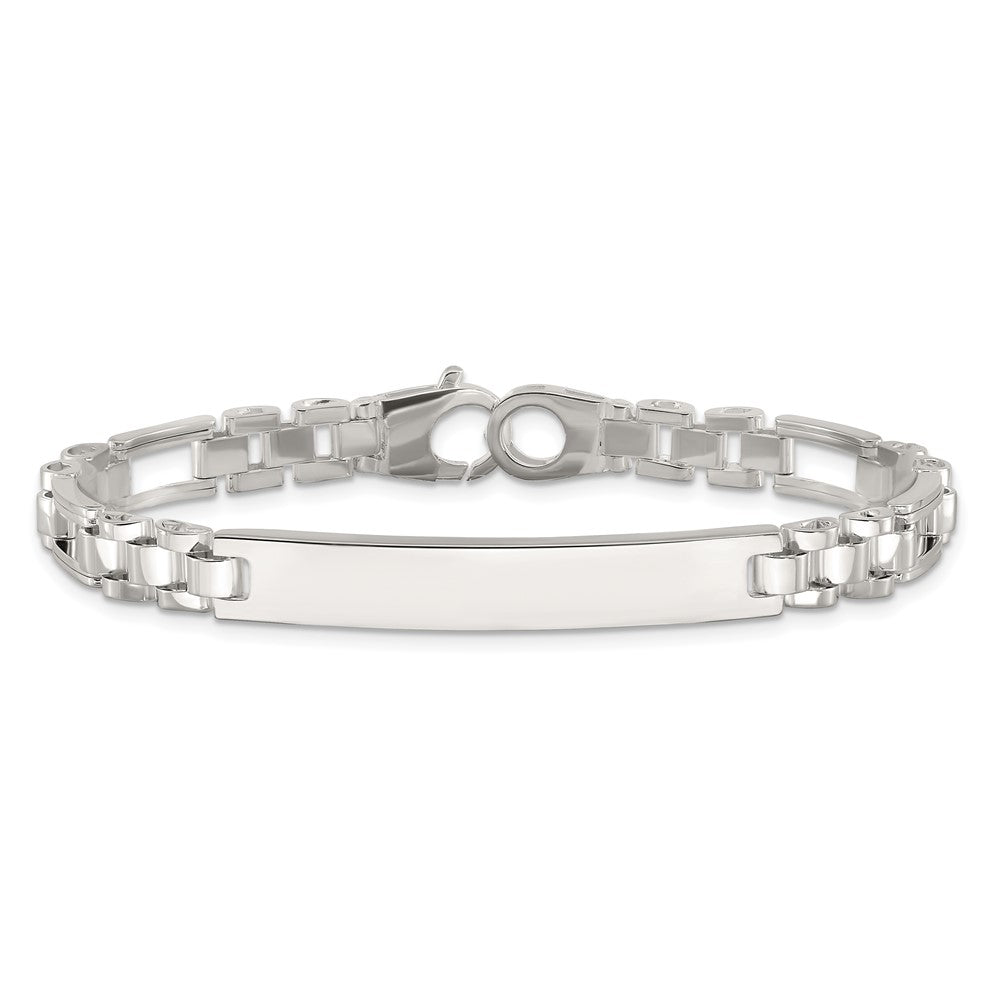 Sterling Silver Polished 7.75in Id Bracelet