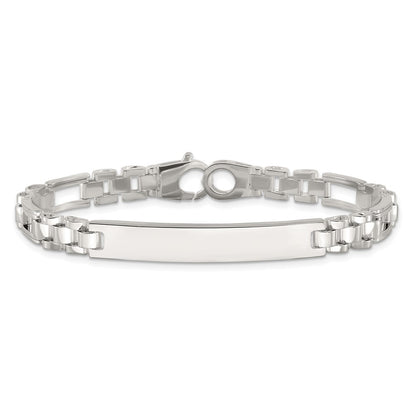 Sterling Silver Polished 7.75in Id Bracelet