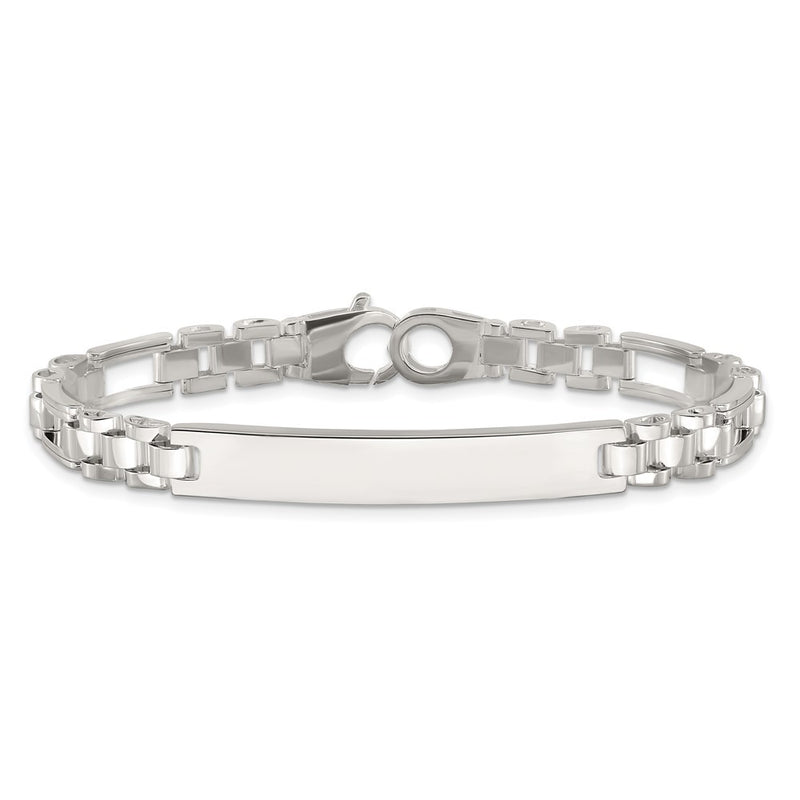 Sterling Silver Polished 7.75in Id Bracelet