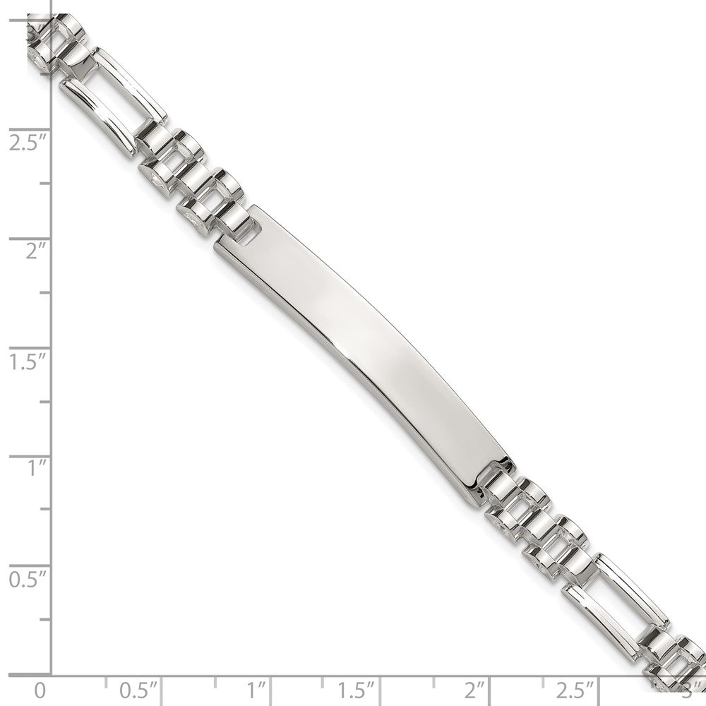 Sterling Silver Polished 7.75in Id Bracelet