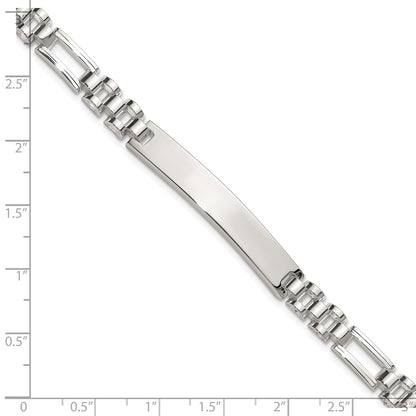Sterling Silver Polished 7.75in Id Bracelet