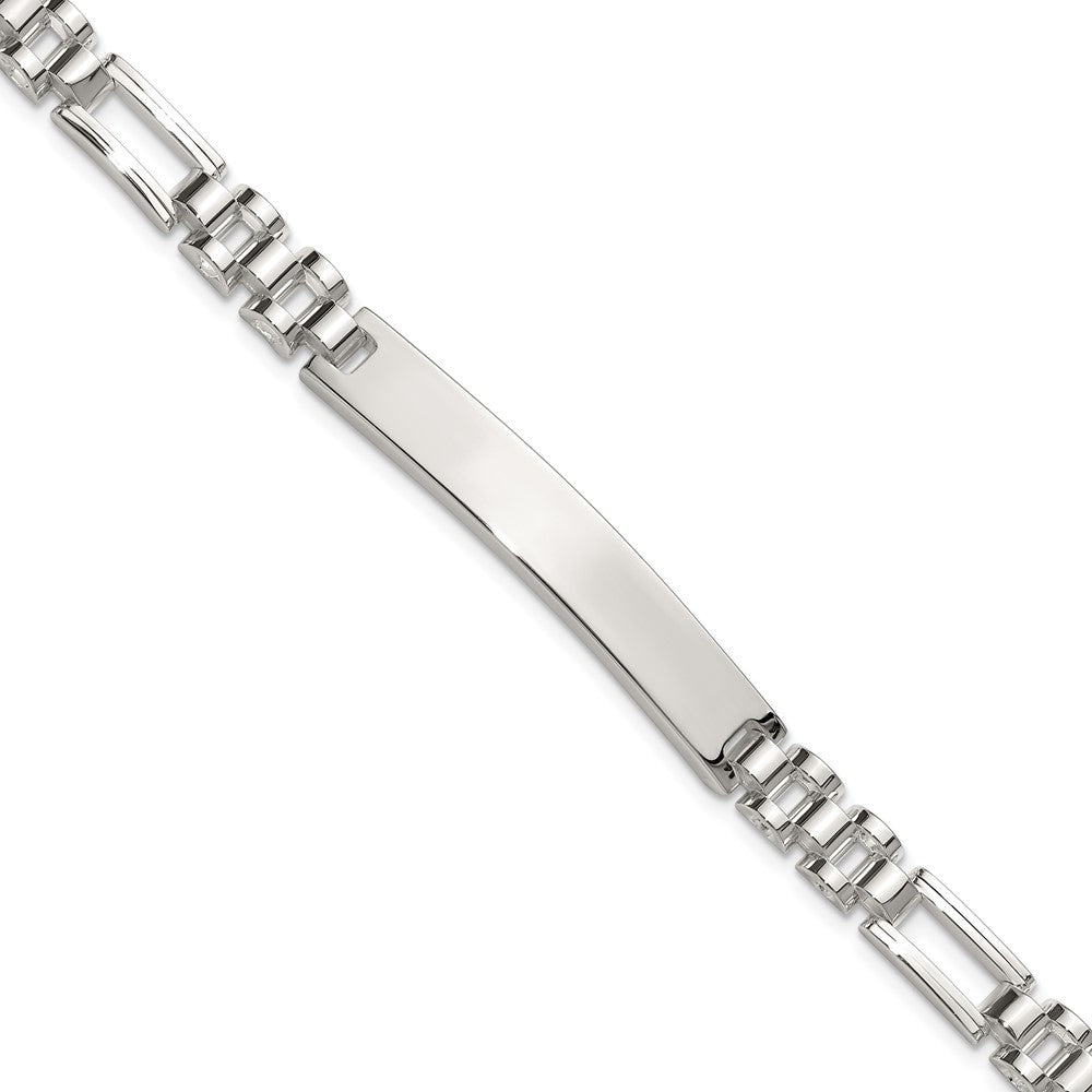 Sterling Silver Polished 7.75in Id Bracelet