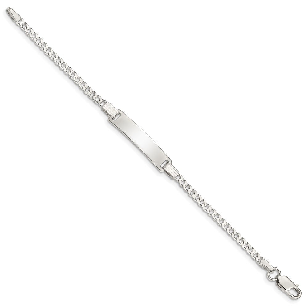 5.5 Inch Sterling Silver Baby Id Bracelet