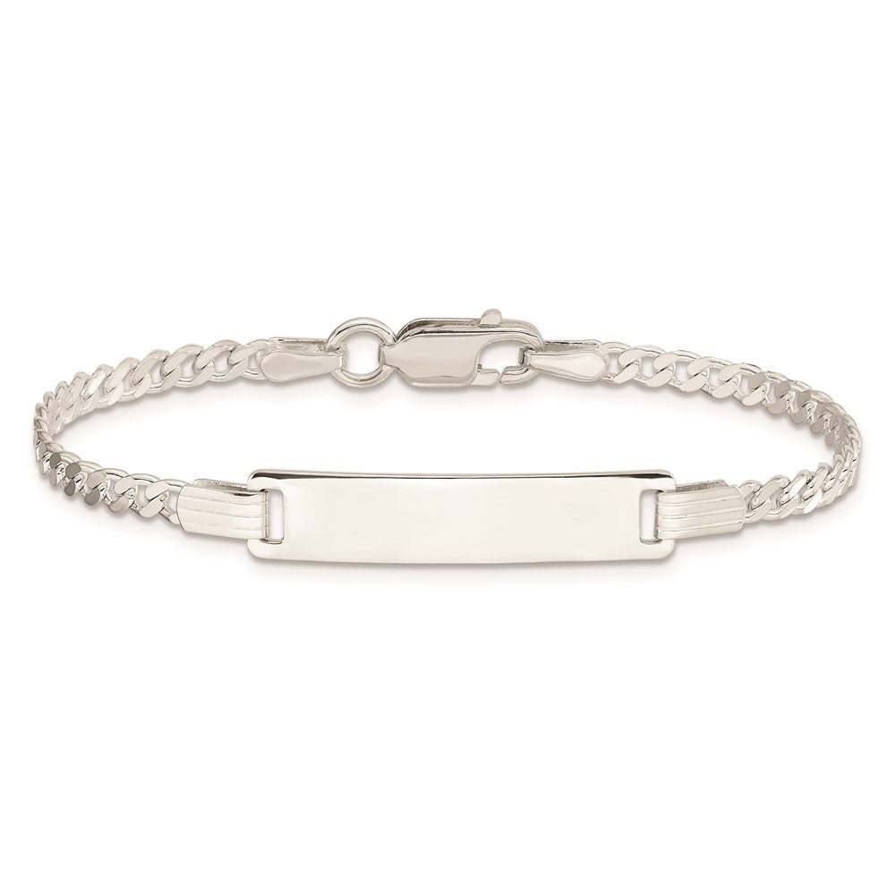 5.5 Inch Sterling Silver Baby Id Bracelet