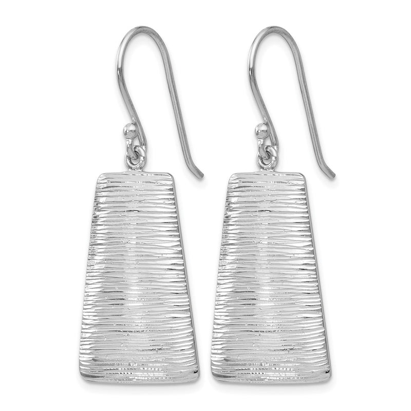 Sterling Silver Radiant Essence Shepherd Hook Earrings