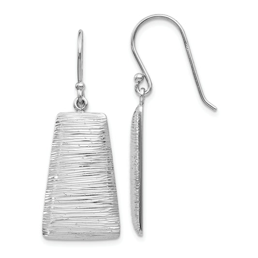 Sterling Silver Radiant Essence Shepherd Hook Earrings