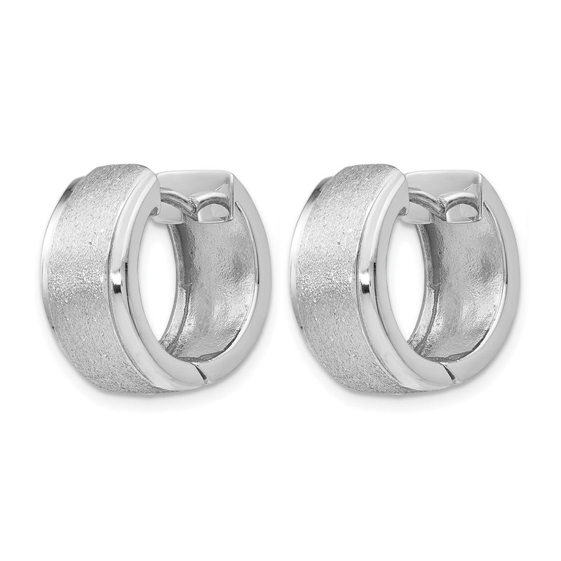 Sterling Silver Radiant Essence Hoop Earrings