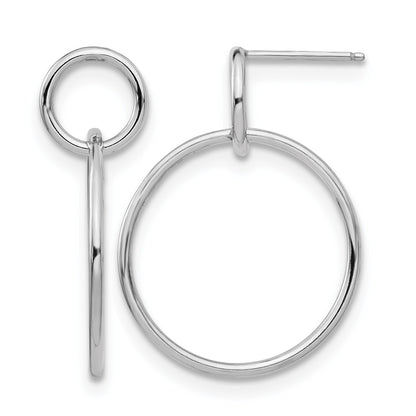 Sterling Silver Polished Post Dangle Earrings