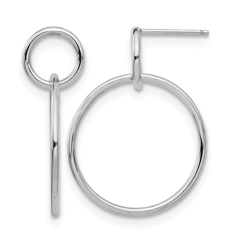Sterling Silver Polished Post Dangle Earrings