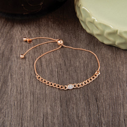 sterling-silver-rose-tone-polished-cz-bolo-bracelet-qlf1258