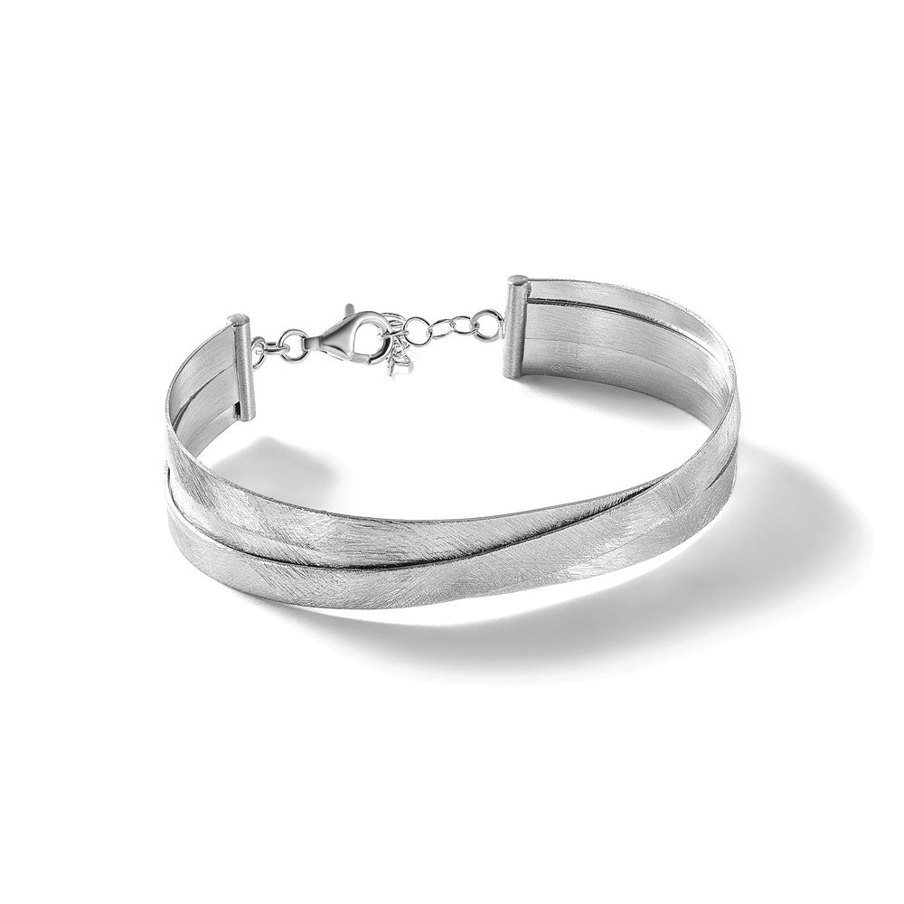 sterling-silver-rh-plate-scratch-finish-safety-clasp-bangle-qlf1437